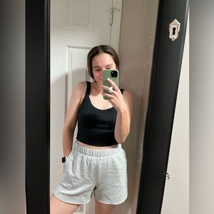 Aerie gray sweat shorts!